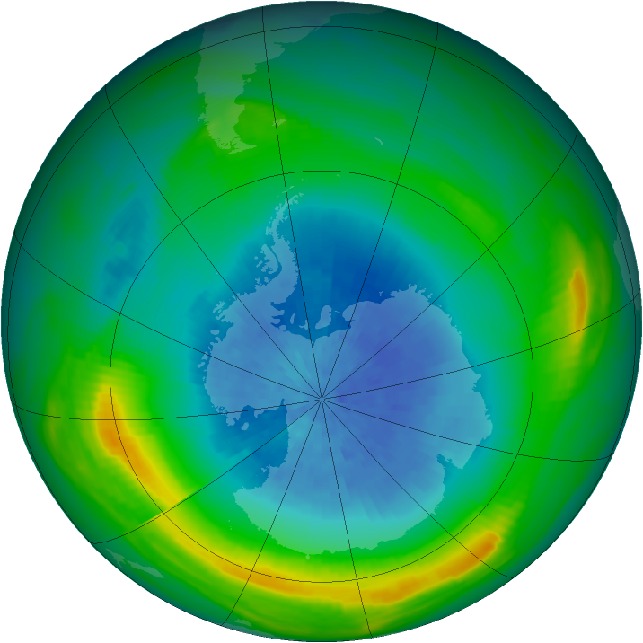 Ozone Map 1980-10-02